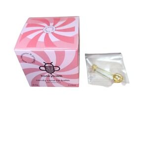 Honeybalm Candy Cane Lip Balm + Gold Applicator | Holiday Stocking Stuffer